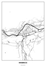 Lade das Bild in den Galerie-Viewer, Innsbruck Poster - Minimal Design