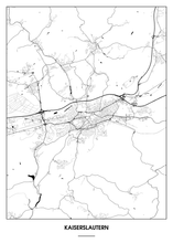 Lade das Bild in den Galerie-Viewer, Kaiserslautern Poster - Minimal Design
