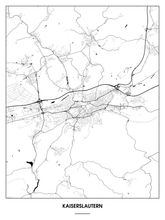Lade das Bild in den Galerie-Viewer, Kaiserslautern Poster - Minimal Design