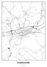 Lade das Bild in den Galerie-Viewer, Kaiserslautern Poster - Minimal Design