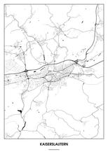 Lade das Bild in den Galerie-Viewer, Kaiserslautern Poster - Minimal Design