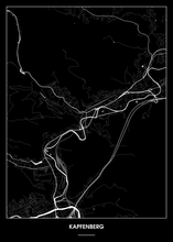 Lade das Bild in den Galerie-Viewer, Kapfenberg Poster - Minimal Design
