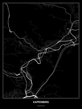 Lade das Bild in den Galerie-Viewer, Kapfenberg Poster - Minimal Design