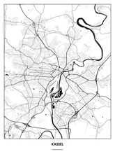 Lade das Bild in den Galerie-Viewer, Kassel Poster - Minimal Design