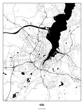 Lade das Bild in den Galerie-Viewer, Kiel Poster - Minimal Design