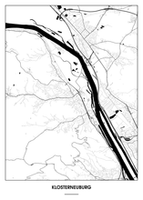 Lade das Bild in den Galerie-Viewer, Klosterneuburg Poster - Minimal Design