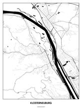 Lade das Bild in den Galerie-Viewer, Klosterneuburg Poster - Minimal Design