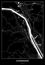 Lade das Bild in den Galerie-Viewer, Klosterneuburg Poster - Minimal Design