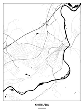 Lade das Bild in den Galerie-Viewer, Knittelfeld Poster - Minimal Design