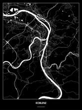 Lade das Bild in den Galerie-Viewer, Koblenz Poster - Minimal Design