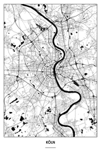 Lade das Bild in den Galerie-Viewer, Köln Light Poster - Minimal - Detailansicht