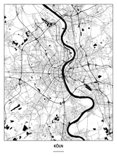 Lade das Bild in den Galerie-Viewer, Köln Poster - Minimal Design