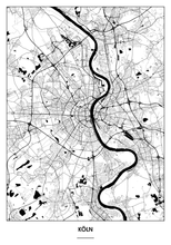 Lade das Bild in den Galerie-Viewer, Köln Poster - Minimal Design