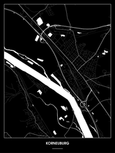 Lade das Bild in den Galerie-Viewer, Korneuburg Poster - Minimal Design