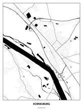 Lade das Bild in den Galerie-Viewer, Korneuburg Poster - Minimal Design