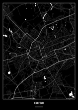 Lade das Bild in den Galerie-Viewer, Krefeld Poster - Minimal Design