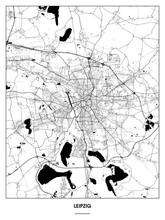 Lade das Bild in den Galerie-Viewer, Leipzig Poster - Minimal Design
