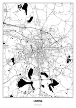 Lade das Bild in den Galerie-Viewer, Leipzig Poster - Minimal Design