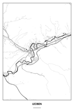 Lade das Bild in den Galerie-Viewer, Leoben Light Poster - Minimal - Detailansicht