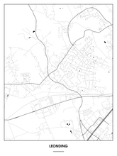 Lade das Bild in den Galerie-Viewer, Leonding Poster - Minimal Design