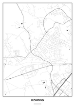 Lade das Bild in den Galerie-Viewer, Leonding Poster - Minimal Design