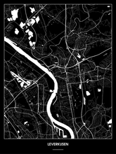 Lade das Bild in den Galerie-Viewer, Leverkusen Poster - Minimal Design