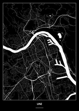 Lade das Bild in den Galerie-Viewer, Linz Poster - Minimal Design