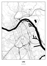 Lade das Bild in den Galerie-Viewer, Linz Poster - Minimal Design