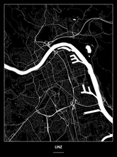 Lade das Bild in den Galerie-Viewer, Linz Poster - Minimal Design
