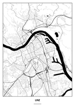 Lade das Bild in den Galerie-Viewer, Linz Poster - Minimal Design