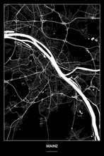 Lade das Bild in den Galerie-Viewer, Mainz Dark Poster - Minimal - Detailansicht