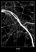 Lade das Bild in den Galerie-Viewer, Mainz Poster - Minimal Design