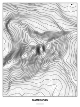 Lade das Bild in den Galerie-Viewer, Matterhorn Poster - Minimal Design