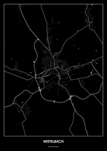 Lade das Bild in den Galerie-Viewer, Mistelbach Poster - Minimal Design