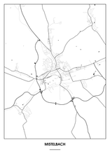 Lade das Bild in den Galerie-Viewer, Mistelbach Poster - Minimal Design