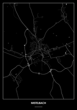 Lade das Bild in den Galerie-Viewer, Mistelbach Poster - Minimal Design