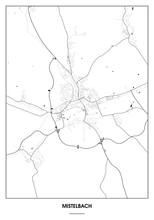 Lade das Bild in den Galerie-Viewer, Mistelbach Poster - Minimal Design