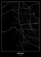 Lade das Bild in den Galerie-Viewer, Mödling Poster - Minimal Design