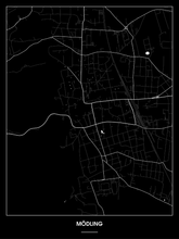 Lade das Bild in den Galerie-Viewer, Mödling Poster - Minimal Design