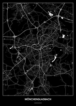 Lade das Bild in den Galerie-Viewer, Mönchengladbach Poster - Minimal Design