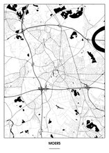 Lade das Bild in den Galerie-Viewer, Moers Poster - Minimal Design