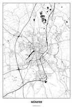 Lade das Bild in den Galerie-Viewer, Münster Light Poster - Minimal - Detailansicht