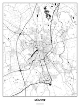 Lade das Bild in den Galerie-Viewer, Münster Poster - Minimal Design