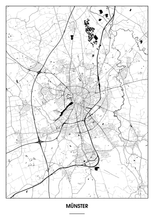 Lade das Bild in den Galerie-Viewer, Münster Poster - Minimal Design