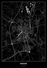 Lade das Bild in den Galerie-Viewer, Münster Poster - Minimal Design