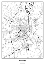 Lade das Bild in den Galerie-Viewer, Münster Poster - Minimal Design