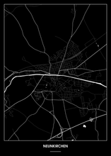 Lade das Bild in den Galerie-Viewer, Neunkirchen Poster - Minimal Design