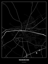 Lade das Bild in den Galerie-Viewer, Neunkirchen Poster - Minimal Design