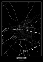 Lade das Bild in den Galerie-Viewer, Neunkirchen Poster - Minimal Design