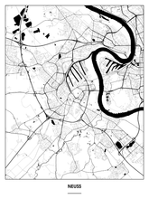 Lade das Bild in den Galerie-Viewer, Neuss Poster - Minimal Design